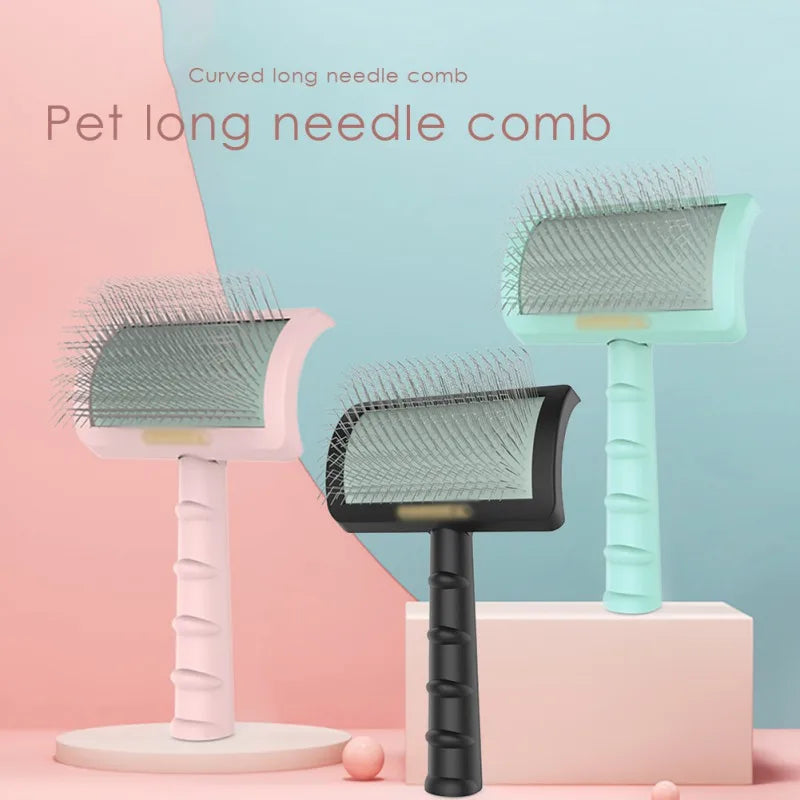 1Pcs Pet Dog Cat Comb Puppy Hair Shedding Grooming Trimmer Fur Comb Brush Slicker Tool Dog Comb Pet Grooming Needle Comb