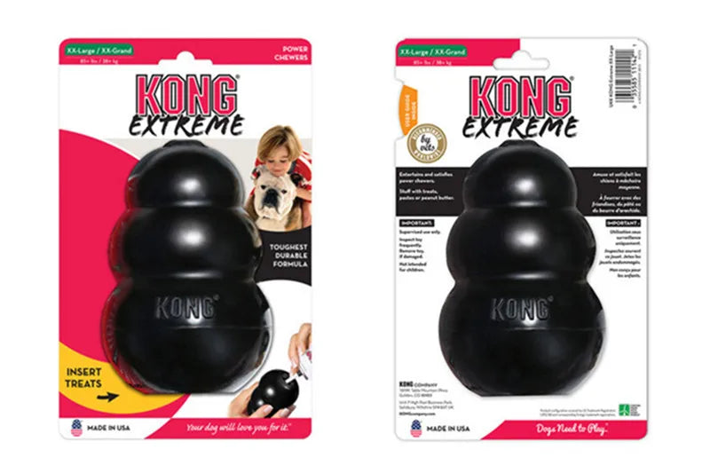 S-XXL KONG Extreme Dog Toy with Your Choice of Dog Treat