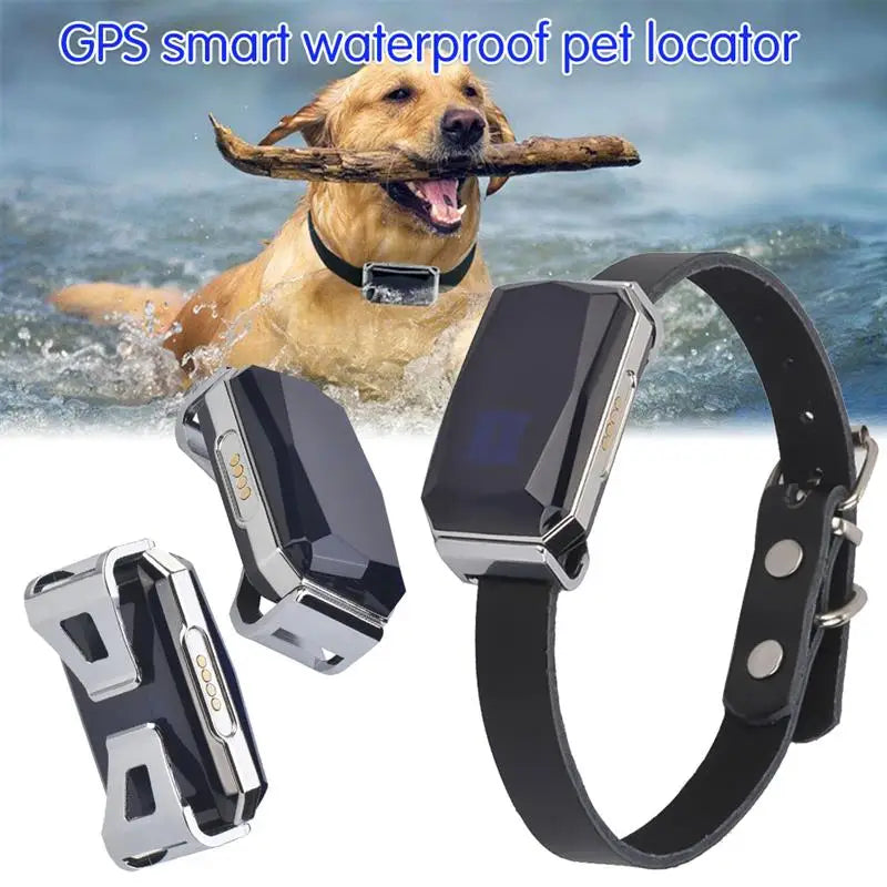 G12 GPS Smart Waterproof Pet Locator Universal Waterproof GPS Location Collar For Cats And Dogs  Positioning Tracker Locating