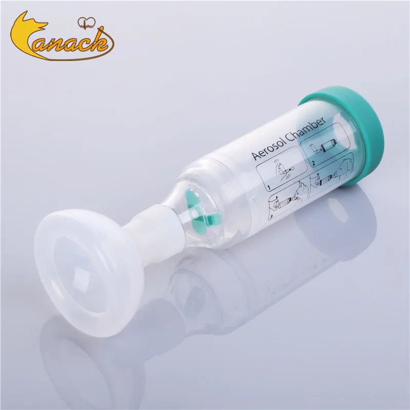 Aerosol Chamber with silicone mask Pet Inhaler Spacer For Cat Dog