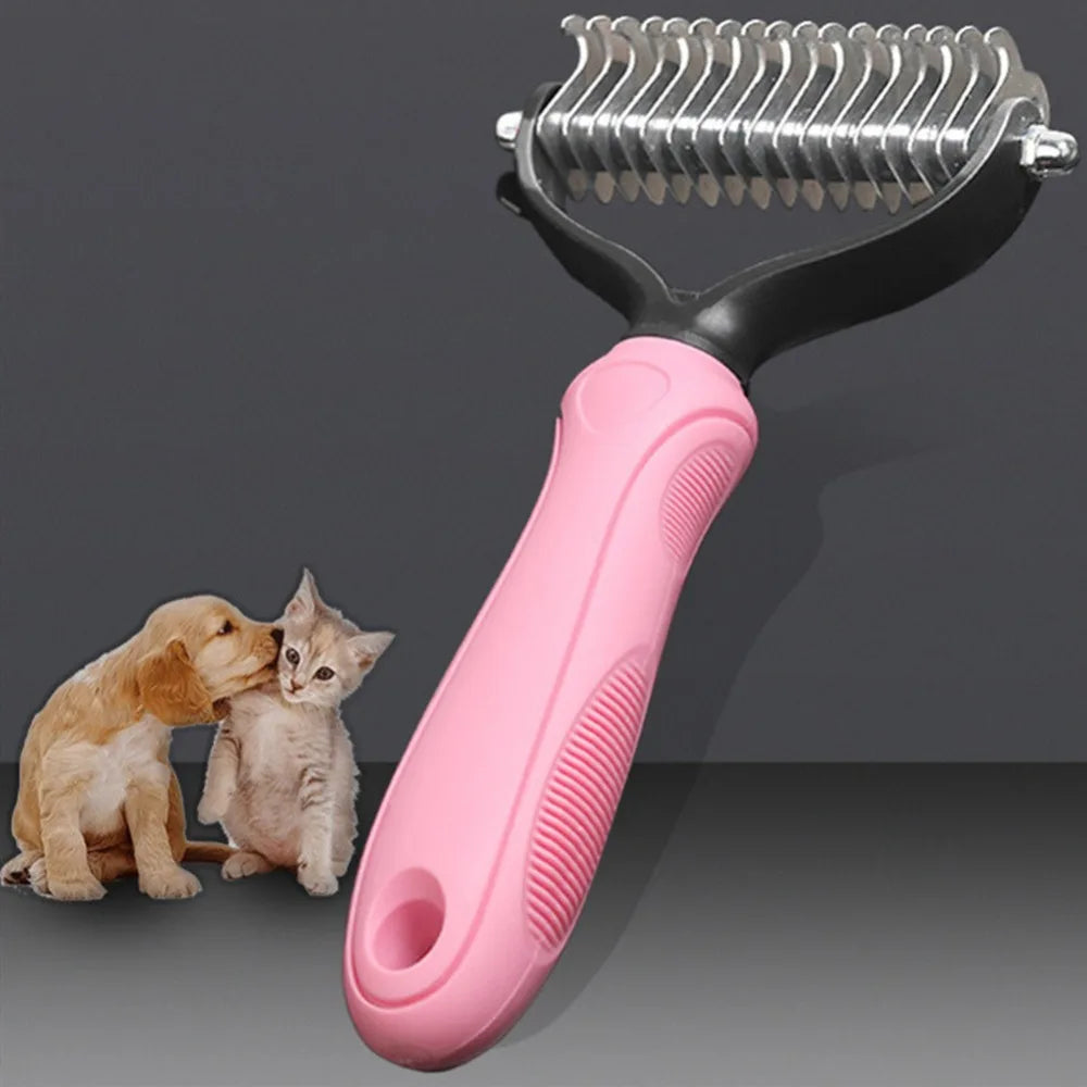 Pet Dog Fur Hair Knot Cutter Remove Rake Grooming Brush Comb Metal Blade Mascotas Cachorro Chien Perros Honden Hond Dropshipping