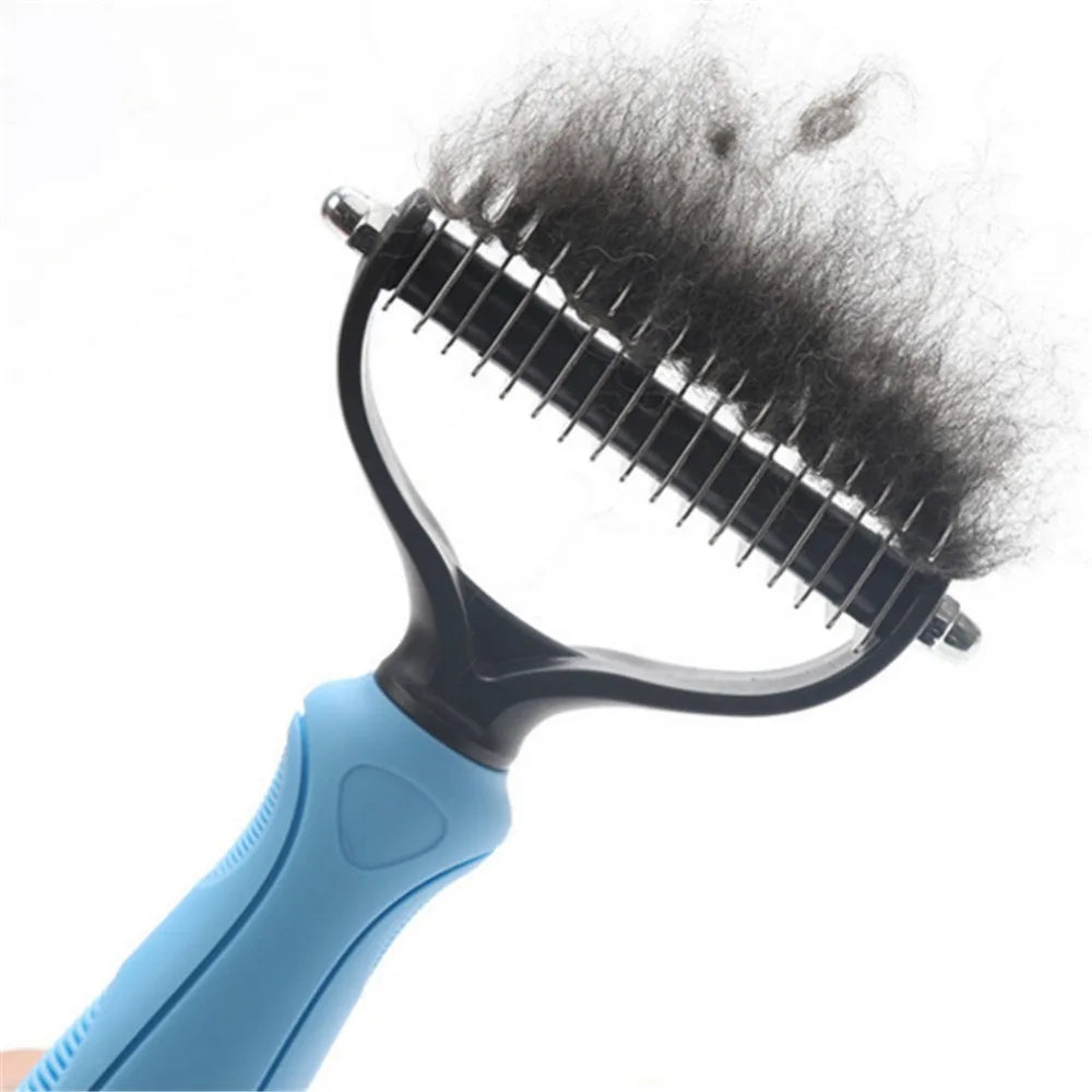 Pet Dog Fur Hair Knot Cutter Remove Rake Grooming Brush Comb Metal Blade Mascotas Cachorro Chien Perros Honden Hond Dropshipping