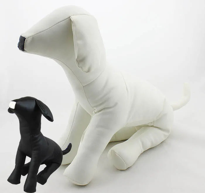 PVC Leather Dog Models Pet Dog Mannequins Pet Clothing Stand Display Supplies S M L