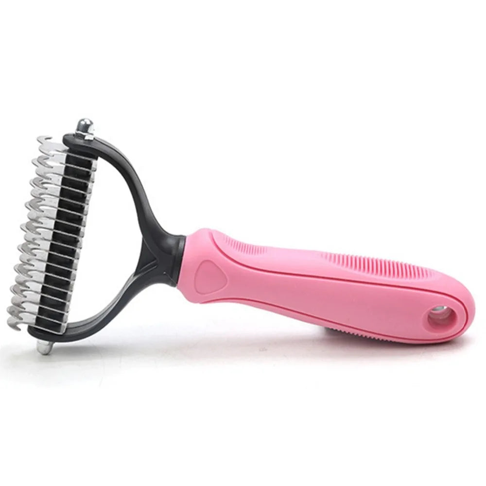 Pet Dog Fur Hair Knot Cutter Remove Rake Grooming Brush Comb Metal Blade Mascotas Cachorro Chien Perros Honden Hond Dropshipping