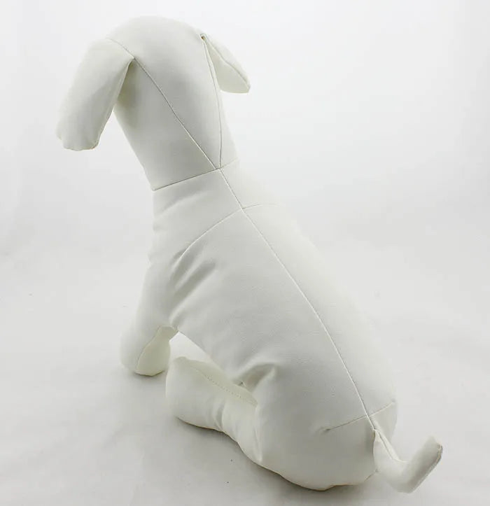 PVC Leather Dog Models Pet Dog Mannequins Pet Clothing Stand Display Supplies S M L