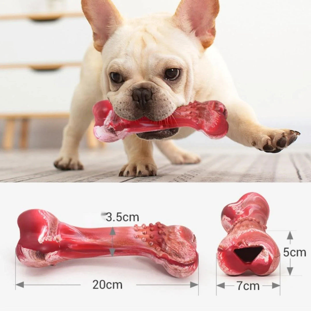 Dog Chews Toys Leak Food Bone Molar Tooth Cleaning Stick Anti-bite Non-Toxic Dogs Bones For Medium Large Dog Dental Care Gift