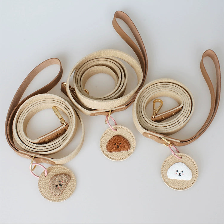 New Arrival Cute Teddy Bear Belt Dog Leash Soft Plaid Dog Does Not Resist 170cm