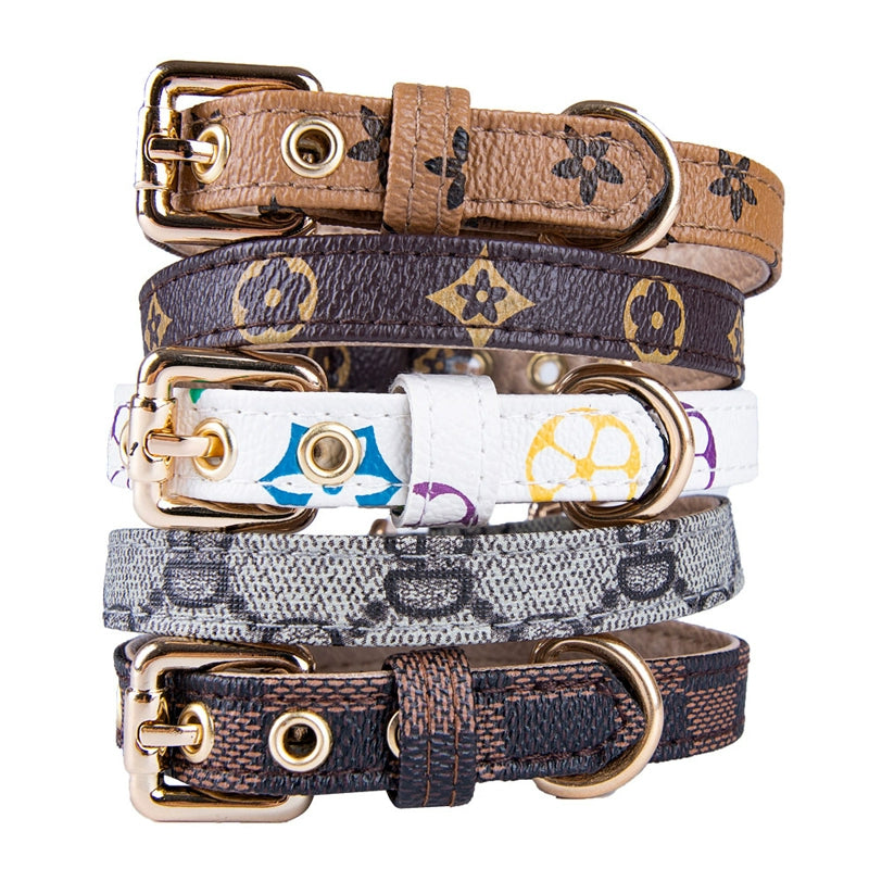 Dog Traction Rope Leather Corgi/French Bulldog Golden Retriever Small Medium Large Dog Dog Leash Dog Chain Dog Collar