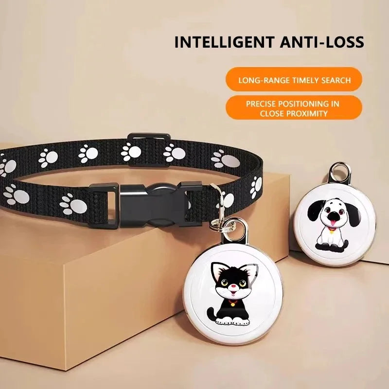 Pet Anti-Lost GPS Tracker Bluetooth-compatible Smart Wearable Waterproof Locator Real-time Tracking Dog Cat Collar Find Device