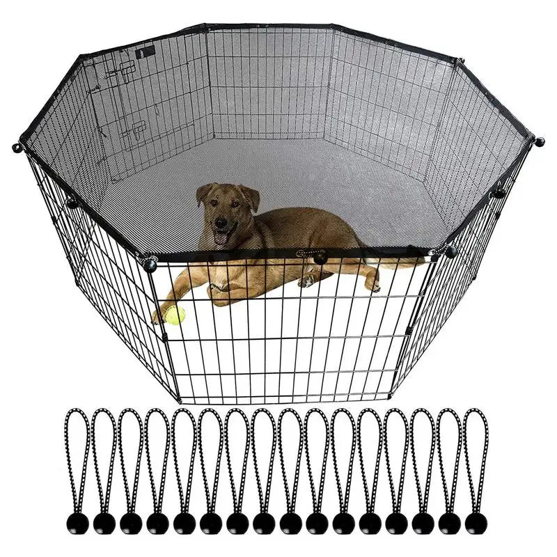 Dog Playpen Oxford Cloth Top Cover Portable Folding Pet Tent Cover Playpen Puppy Kennel Easy Operation Fence Outdoor Big Dogs