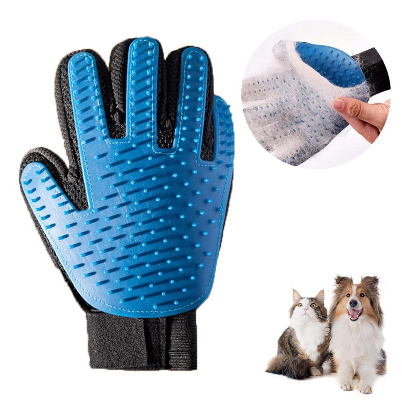 Silicone Pet Grooming Glove, Cats Brush Comb, Deshedding Dogs Bath Cleaning, Loose Shedding Hair Supplies, Animal Combs