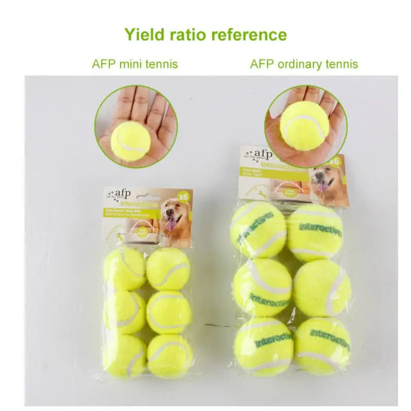 1pc Pet Dog Bite Ball Toys For Small Dogs Rubber Chew Puppy Toy Dog Stuff Dogs Toys Pets Tennis Launcher Small Ball