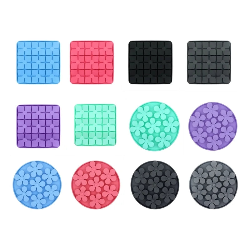 Pet Dog Snuffle Pad Silicone Slow Feeding Treat Pad Foraging Skill Slow Feeder No-Slip Puzzle Mat for Boredom Cats Dog