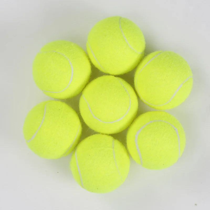 Hot 2022 Rubber Tennis Ball 3PCS High Elasticity Resistant Rubber Tennis Training Sports Massage Tennis Professional Game Ball