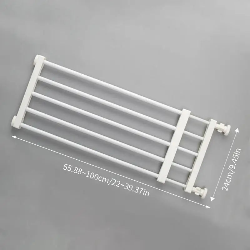 Retractable Dog Gate Extra Wide Dog Gate For Doorways Stairs Hallways Indoor Easy Installation Metal Pet Gates For Puppies