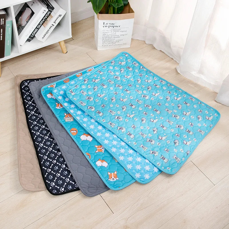 Dog Pee Pad Blanket Reusable Absorbent Diaper Washable Puppy Training Pad Pet Bed Urine Mat for Pet Car Seat Cover