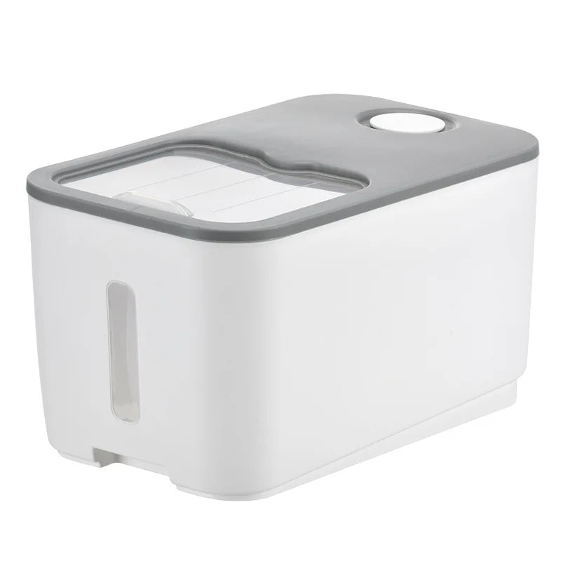 Household Kitchen Transparent 20 Kg with Rice Barrel Storage Box Insect-Proof Tide Sealed Grain Storage Barrel.