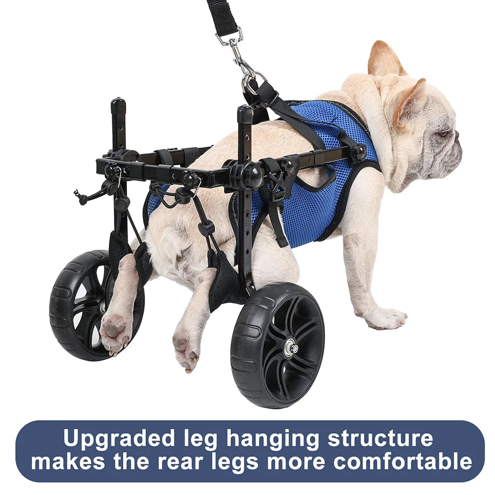 Dog Wheelchair Disabled Cat Dog Walker Cart Pet Hind Limb Paralysis Injury Weakness Assist Walker Rehabilitation Training Brace