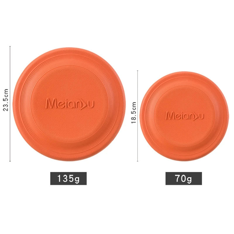 Dog Flying Discs Soft Non-Slip Dog Flying Disc Silicone Game Flying Discs Anti-Chew Dog Toy Puppy Training Interactive Funny Toy