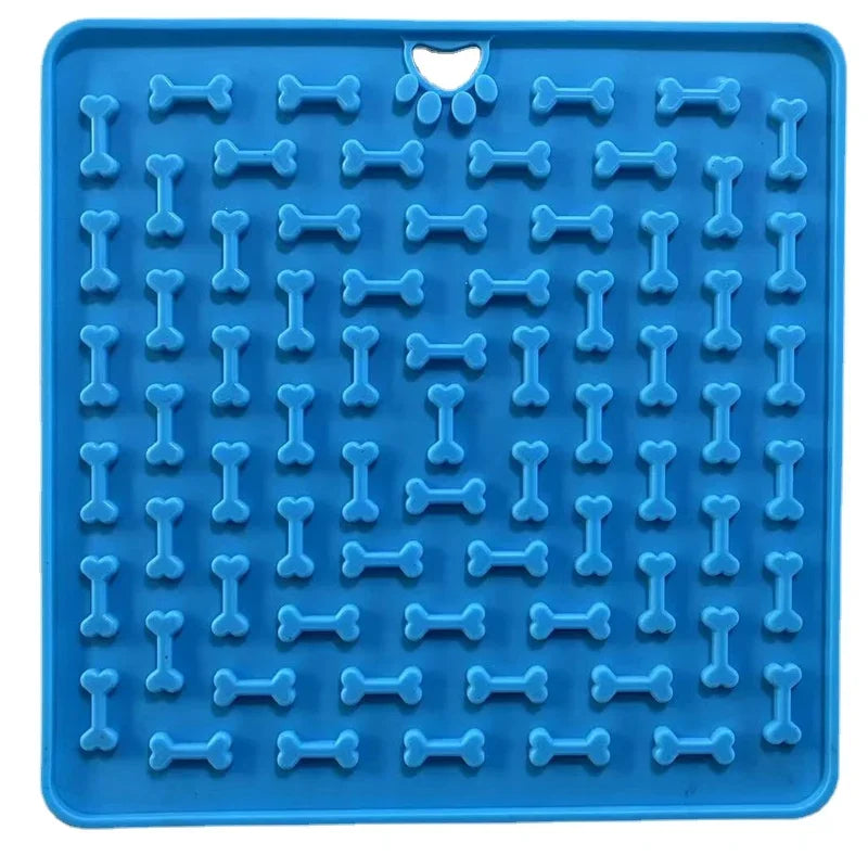 Silicone licking pad Pet Dog Lick Pad Bath Peanut Butter Slow Eating Licking Feeder Cats Lickmat Feeding Dog Lick Mat New