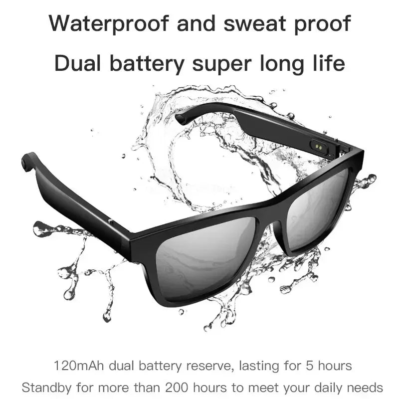 New Mi Smart Glasses Driving Sunglasses Bluetooth Glasses Headphones Polarized Smart Hands-Free Calling Listening To Music  Game