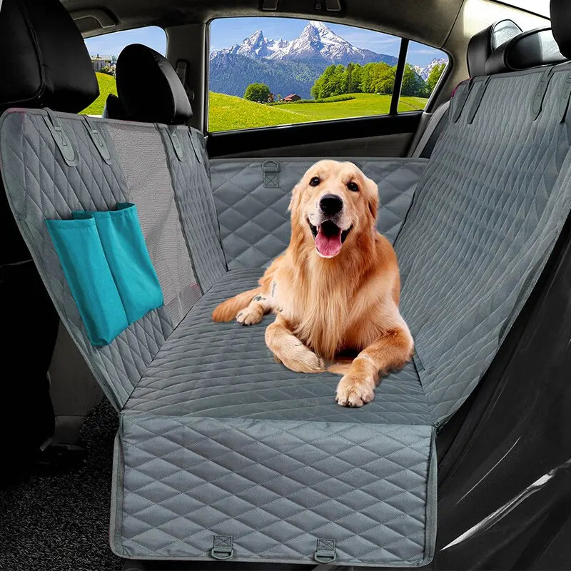 Waterproof Nonslip Dog Car Seat Cover Backseat Hammock Pet Luxury Pet Travel Dog Carrier Car Rear Back Seat Protector Mat