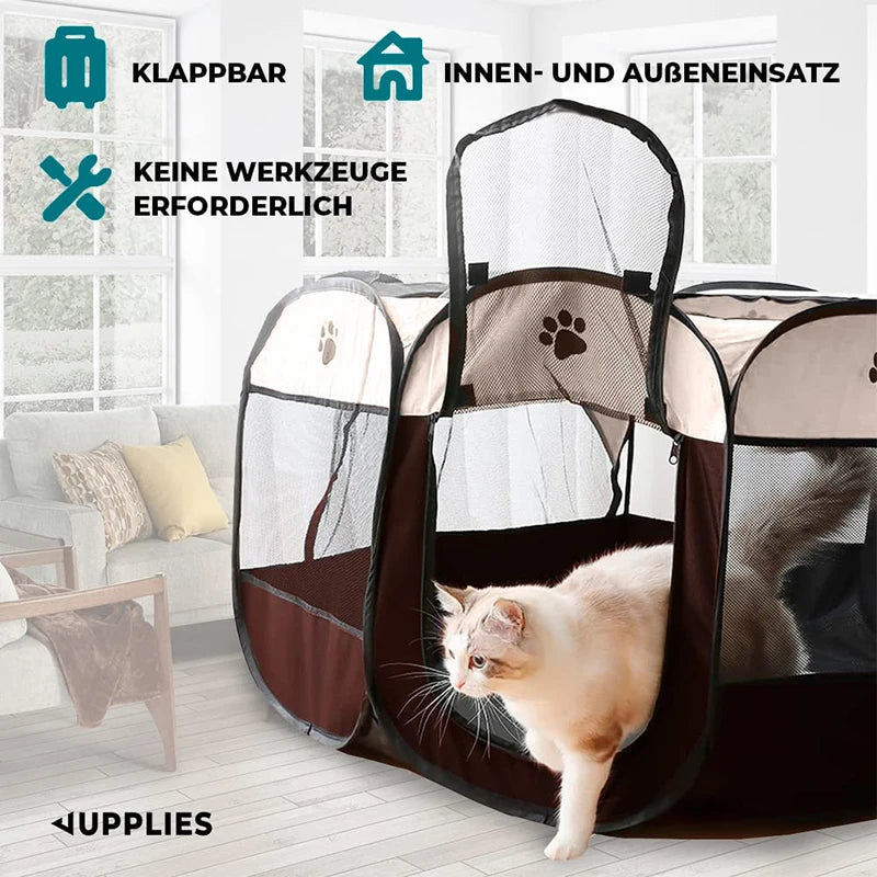 Pet Playpen Dog  Foldable Dog Tent  Water Resistant Removable Pen Kennel Lampshade for Dog Cat Puppy