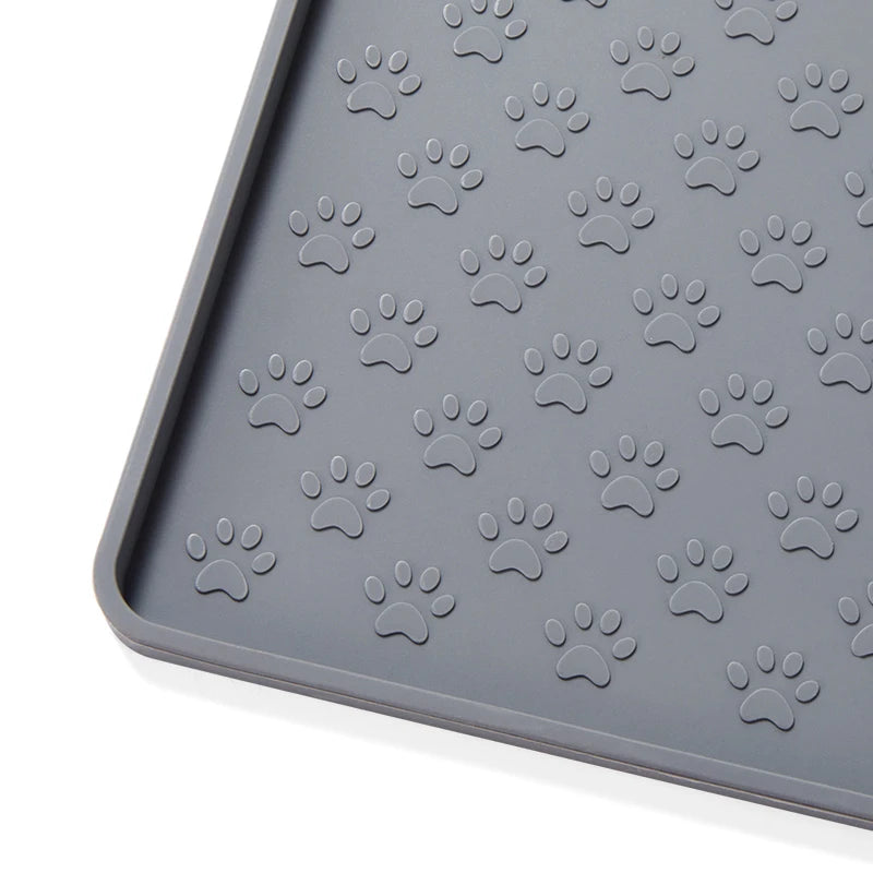 Pet Placemat Dog Food bowl Mat Cat Feed Mat Cat Dog Drinking Feeding Placemat Silicone Waterproof Pet Bowl Pad Feeder Mats