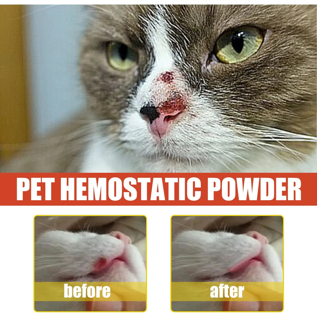 Pet Hemostatic Powder Skin Wound Cleaning Hygiene Supplies Health Treatment of Nail Bleeding In Cats and Dogs