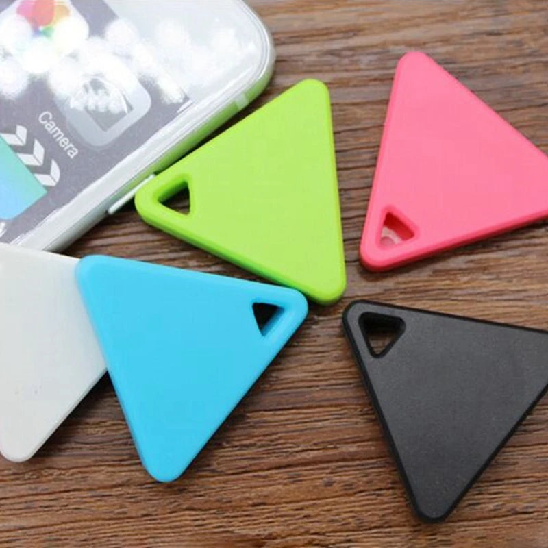 Triangle Solid Color Pet Gps Locator Bluetooth-Enabled Dog Tracker Smart Anti-Loss Key Finder A Tracker In Case Kids Get Lost