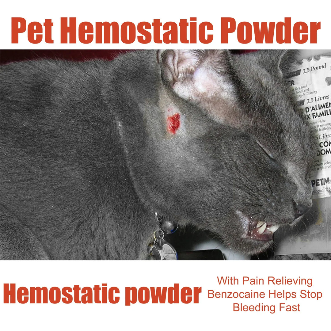 Pet Hemostatic Powder Skin Wound Cleaning Hygiene Supplies Health Treatment of Nail Bleeding In Cats and Dogs