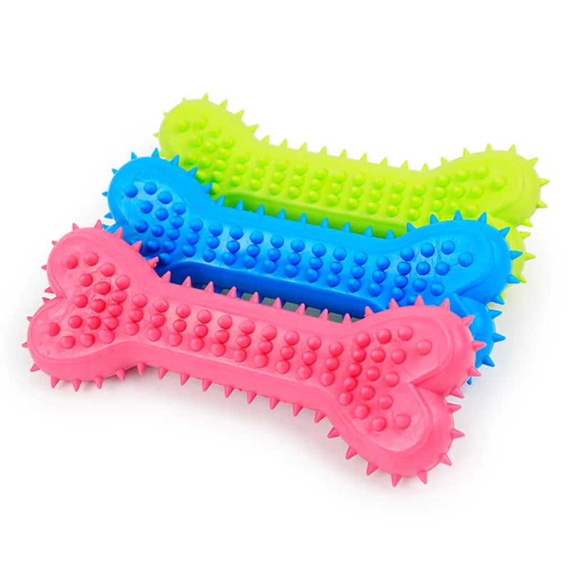 Pet Toys for Small Dogs Rubber Resistance To Bite Dog Toy Teeth Cleaning Chew Training Toys Pet Supplies Puppy Dogs