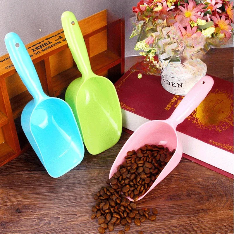 Pet Feeding Shovel Cat Food Scoop Dog Food Spoon Puppy Cat Bird Ferret Rabbit Food Feeder Scoop Shovel Spade Dishes Tool