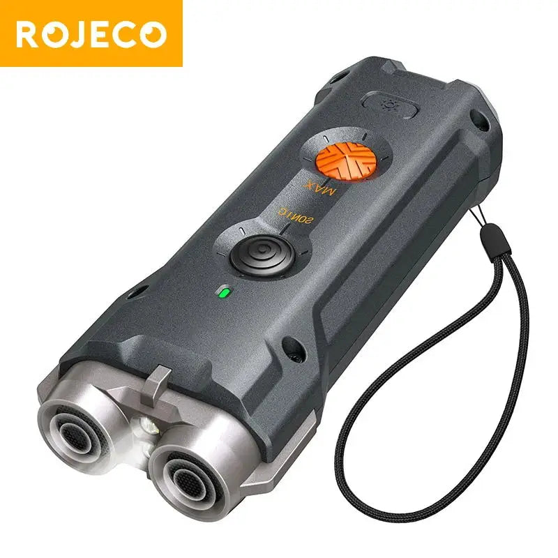 ROJECO Training And Anti Barking Device Ultrasonic Dog Repeller Outdoor With Led Light Electric Dog Repeller And Training Tools