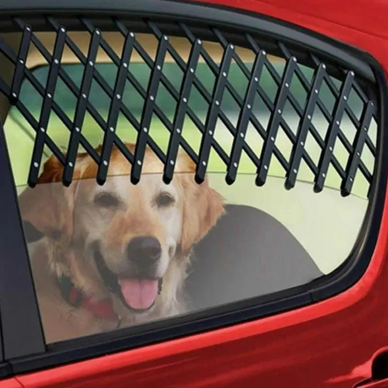 New Universal Car Window Travel Pet Fences Vent Window Pet Dog Puppy Security Ventilation Grill Mesh Vent Guard Telescopic Fence