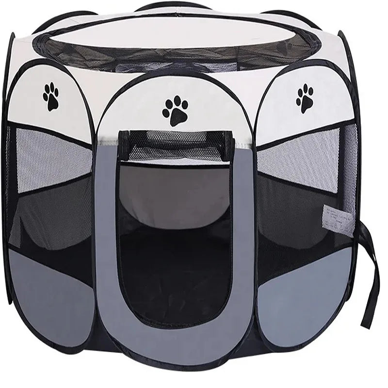 Oxford lightweight Puppy Pet Playpen for Medium Dogs Portable Cat Playpens Indoor Fence Foldable Doggie Play Pen