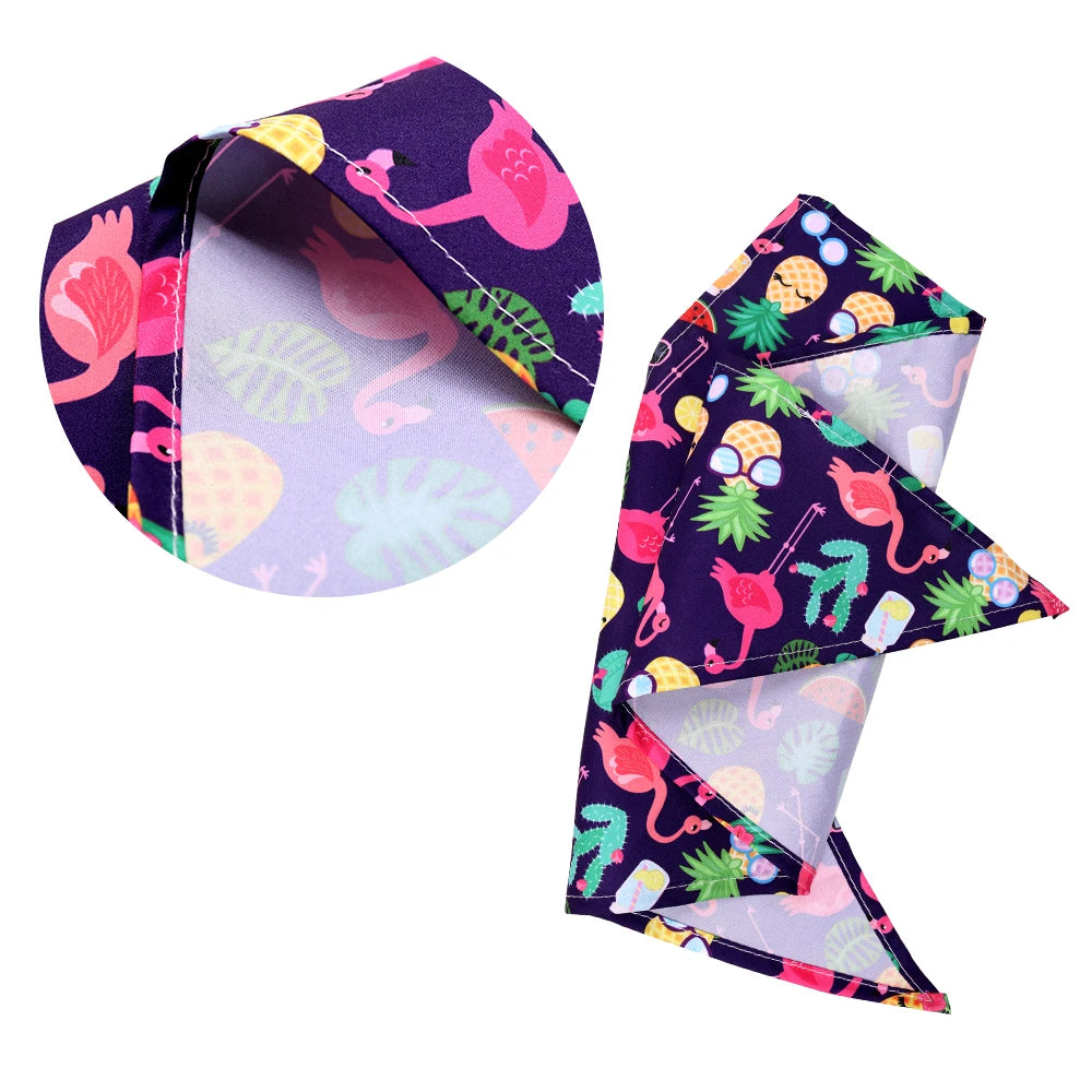 50pcs Dog Bandana Fruit Style Bandana Dog Accessories Dog Scarf  Summer Dog bandanas Bulk  Small Dog Pet Bandana Dog Supplies