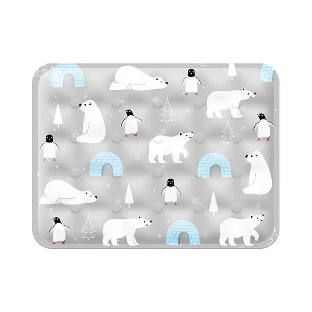 Dog Mat Cooling Summer Pad Mat For Dogs Cat Blanket Breathable Washable Soft Ice Gel Pet Cushion Cat Cool Cushion Pet Ice N X1W1