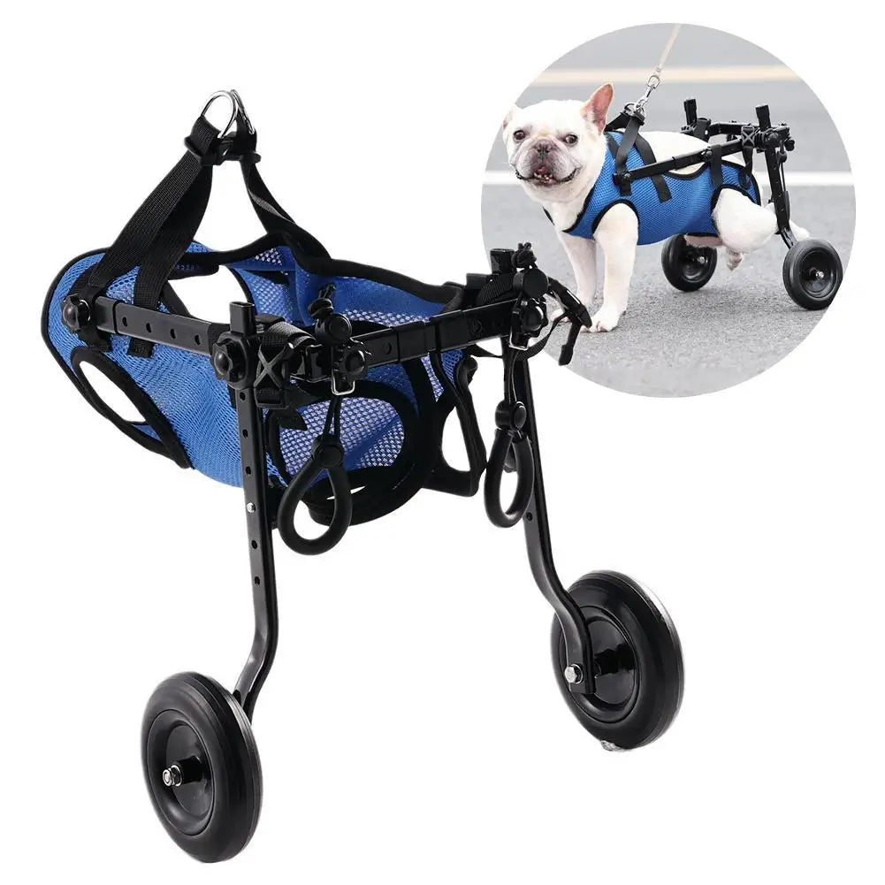 Dog Walk Wheelchair Disability Dog Hind Legs Bracket Dog Injured And Weak Rehabilitation Aid Car Adjustable Pet Walk Booster