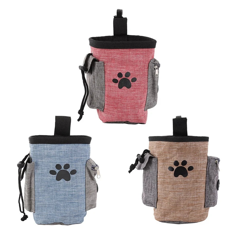 Dog Treat Pouch Dog Training Pouch Bag with Waist Shoulder Strap Poop Bag Dispenser Treat Training Bag for Treats Pet Toys