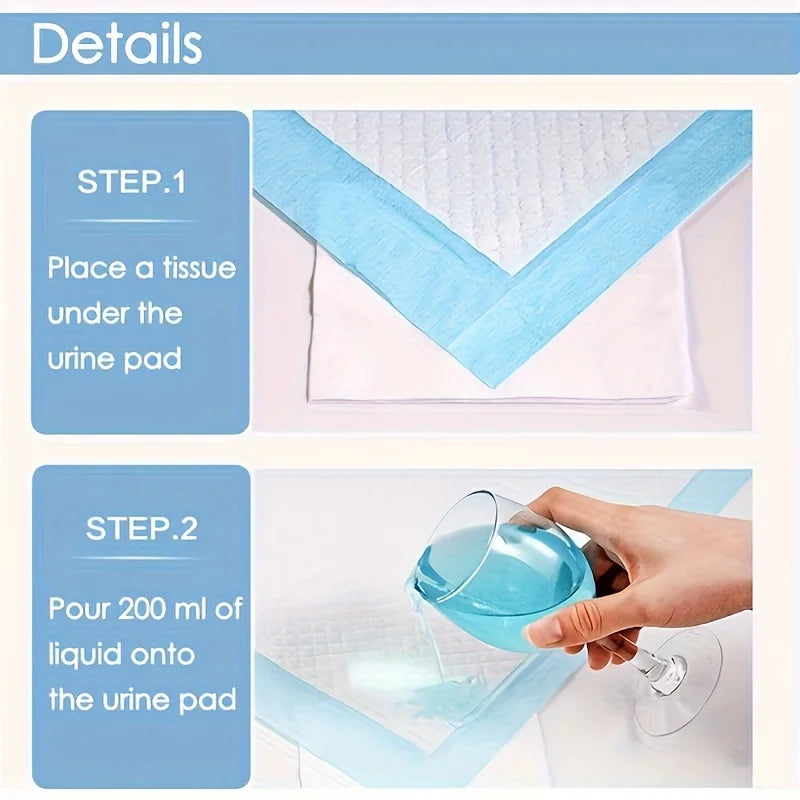 100/50/40/20pcs Disposable Absorbent Dog Training Pads,Pet Pee Pad,Dog Diapers High Absorbent Pet Cage Pads Puppy Potty Training