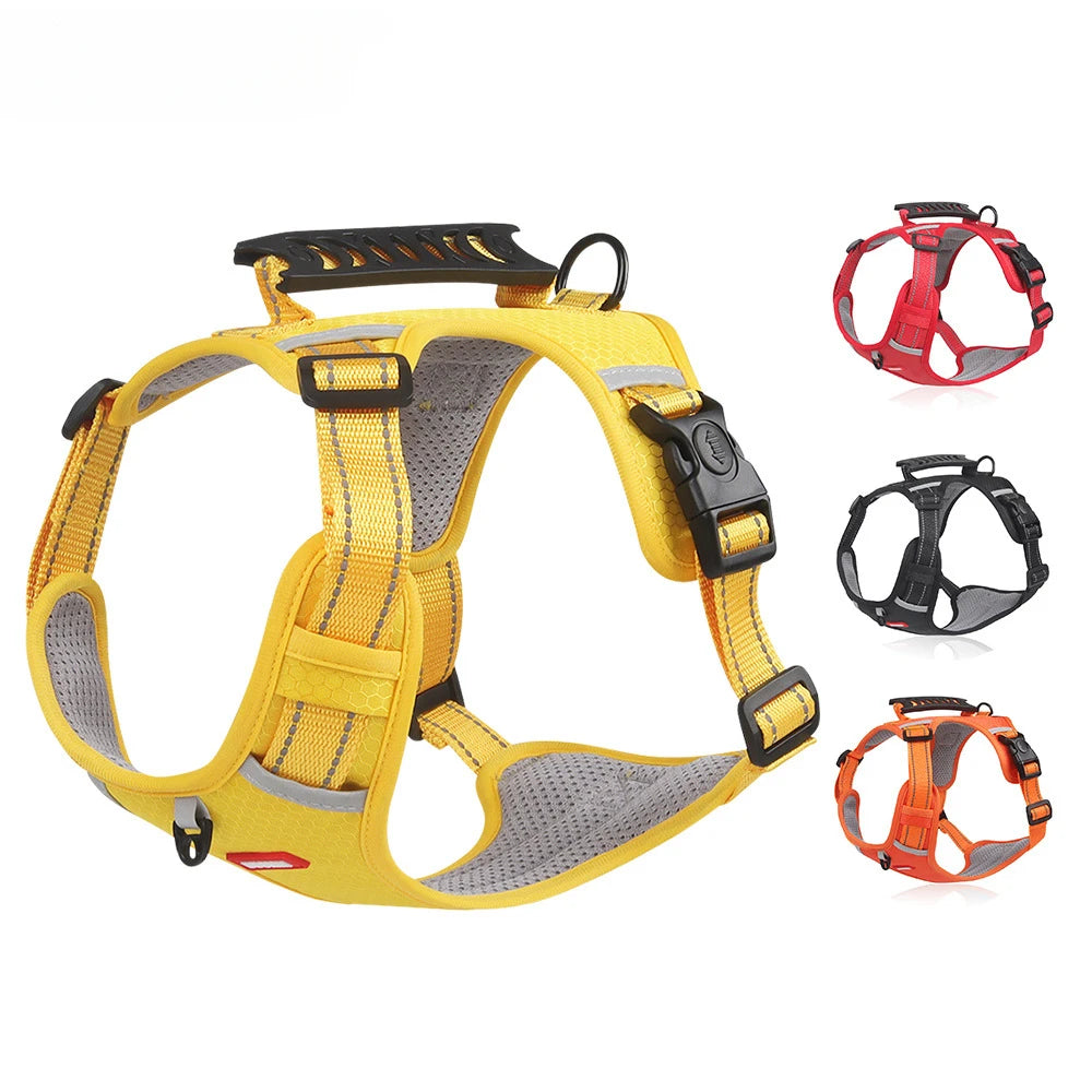 Pet Chest Harness - Explosion-Proof Design, Large Dog Chest Back, Reflective Commuting Dog Reflective commuter dog chest back