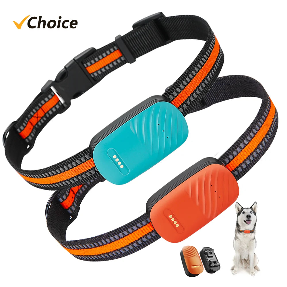 Pet Tracker GPS Electronic Fence Dog Cat Collar Lost Prevention  90-Day Trajectory Storage Guard Durable Collar P67 Pet Safety