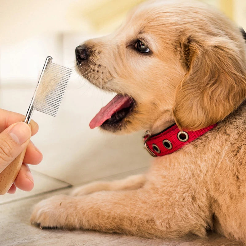 Pet Comb Dog Cat Mouth Hair Comb Comfortable Clean Cats Hairs Pet Bristle Comb Small Hair Comb Accessories for Cats and Dogs