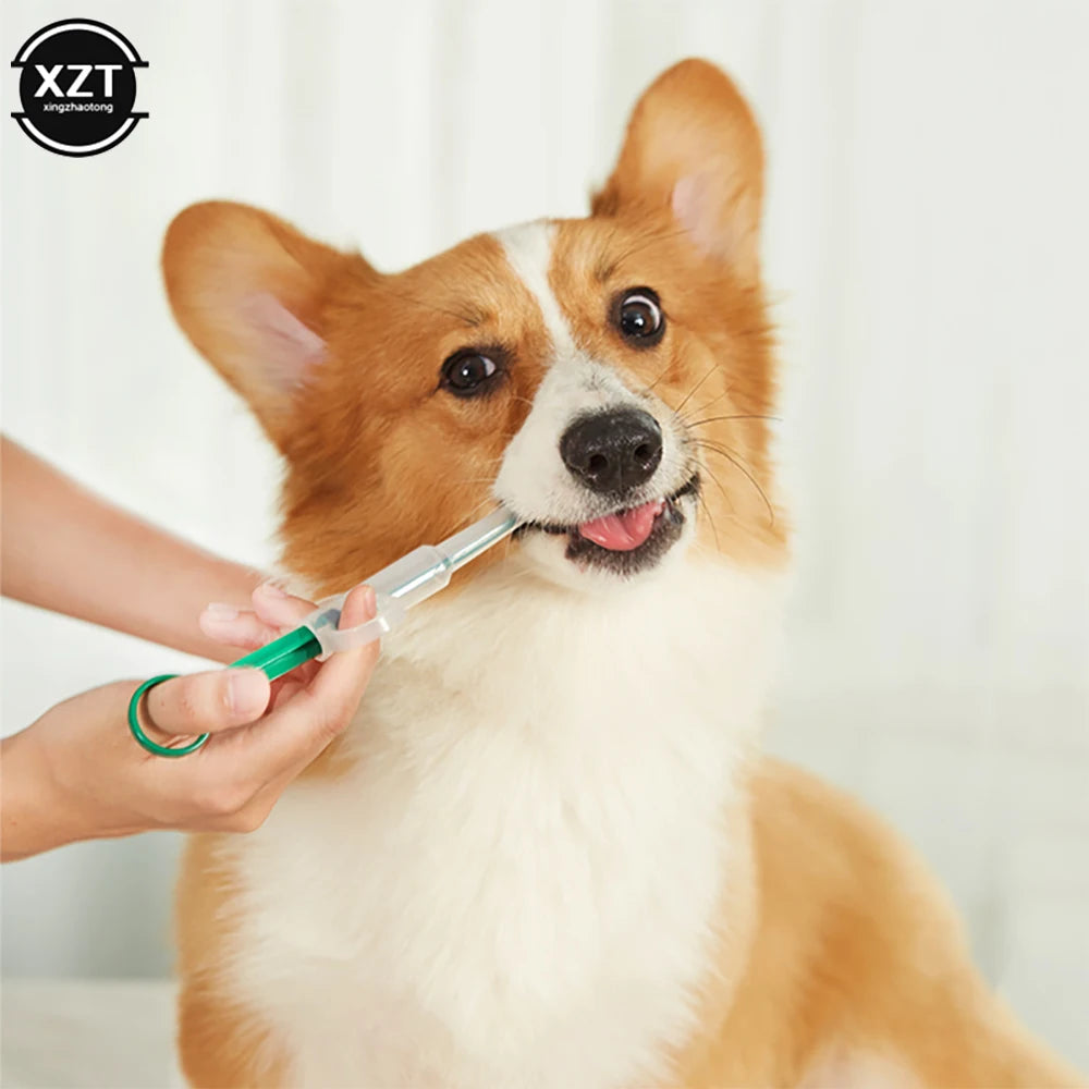 Pet Medicine Syringe Tablet Pill Gun Pills Capsule Push Dispenser Medicine Water Milk Injection Needle Dog Cat Puppy Feeder Kit