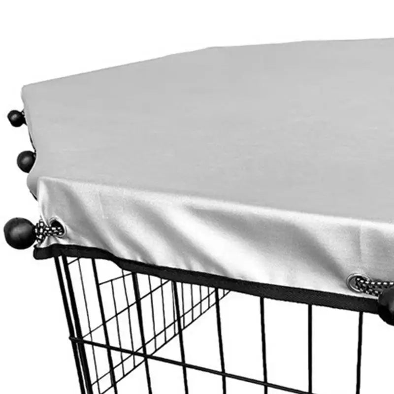 Dog Playpen Oxford Cloth Top Cover Portable Folding Pet Tent Cover Playpen Puppy Kennel Easy Operation Fence Outdoor Big Dogs