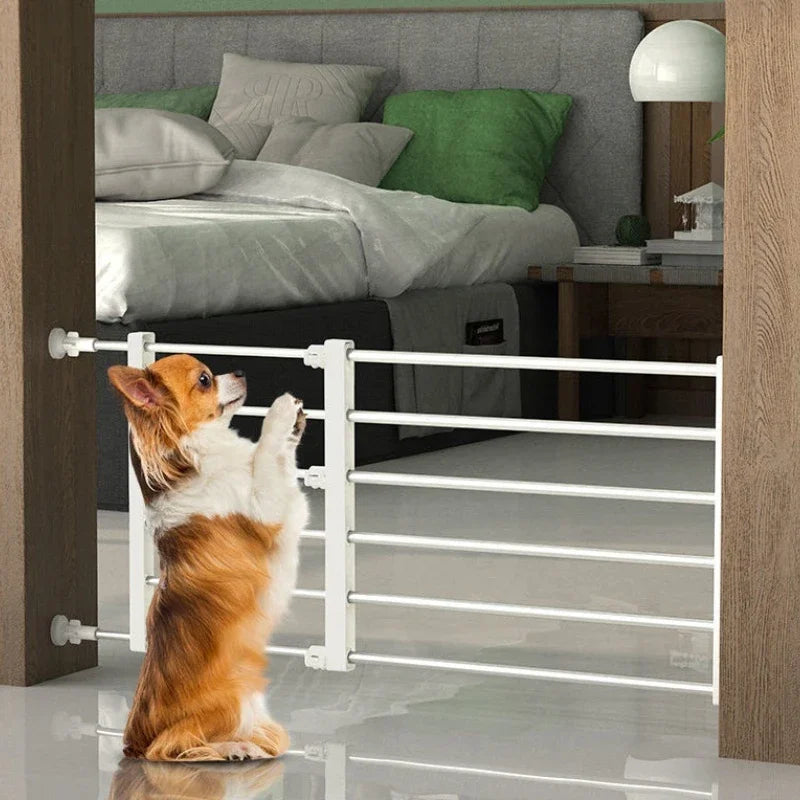 Stackable Pet Railing Security Isolation Door Adjustable Expansion Cat Dog Fence Indoor Cage Safe Pet Barrier