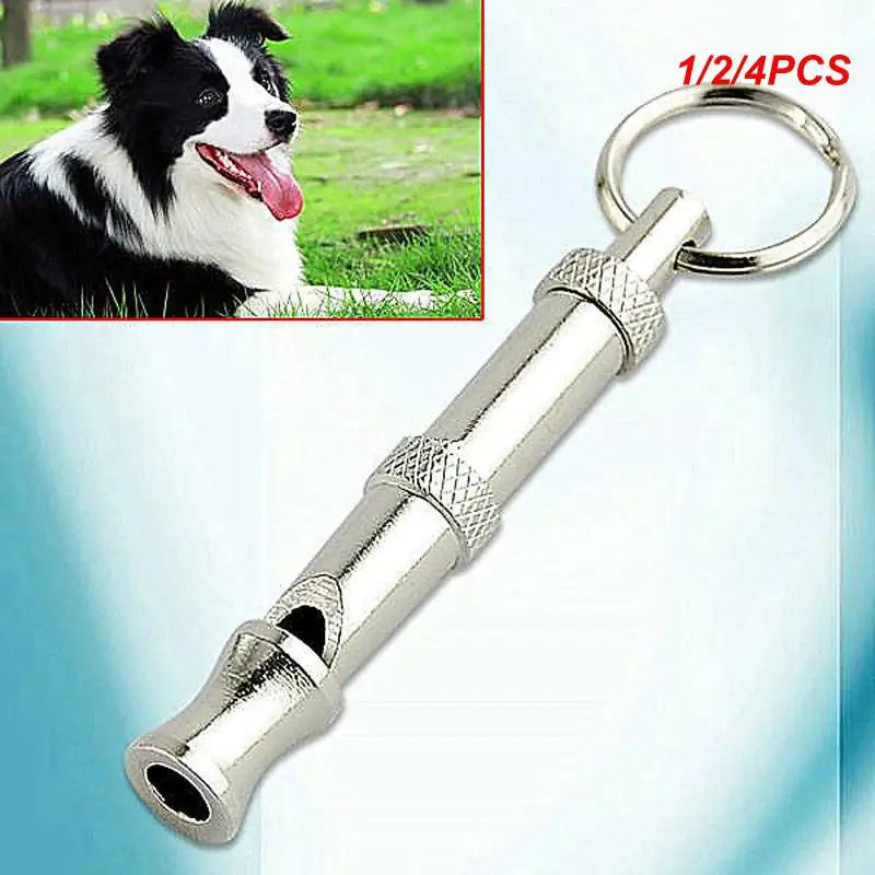 1/2/4PCS Pet Dog Whistle Cat Dog Training Obedience Ultrasonic Sound Repeller Pitch Stop Barking Quiet Whistles for