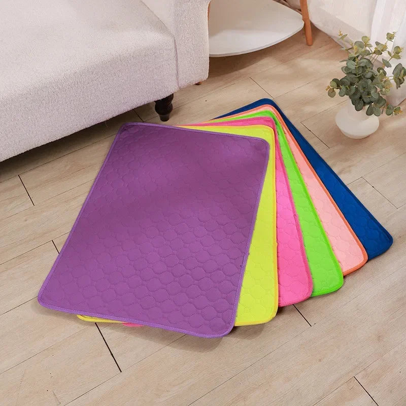 Reusable Dog Pee Pad Blanket Absorbent Diaper Washable Puppy Training Pad Pet Bed Urine Mat for Pet Car Seat Cover Pet Supplies