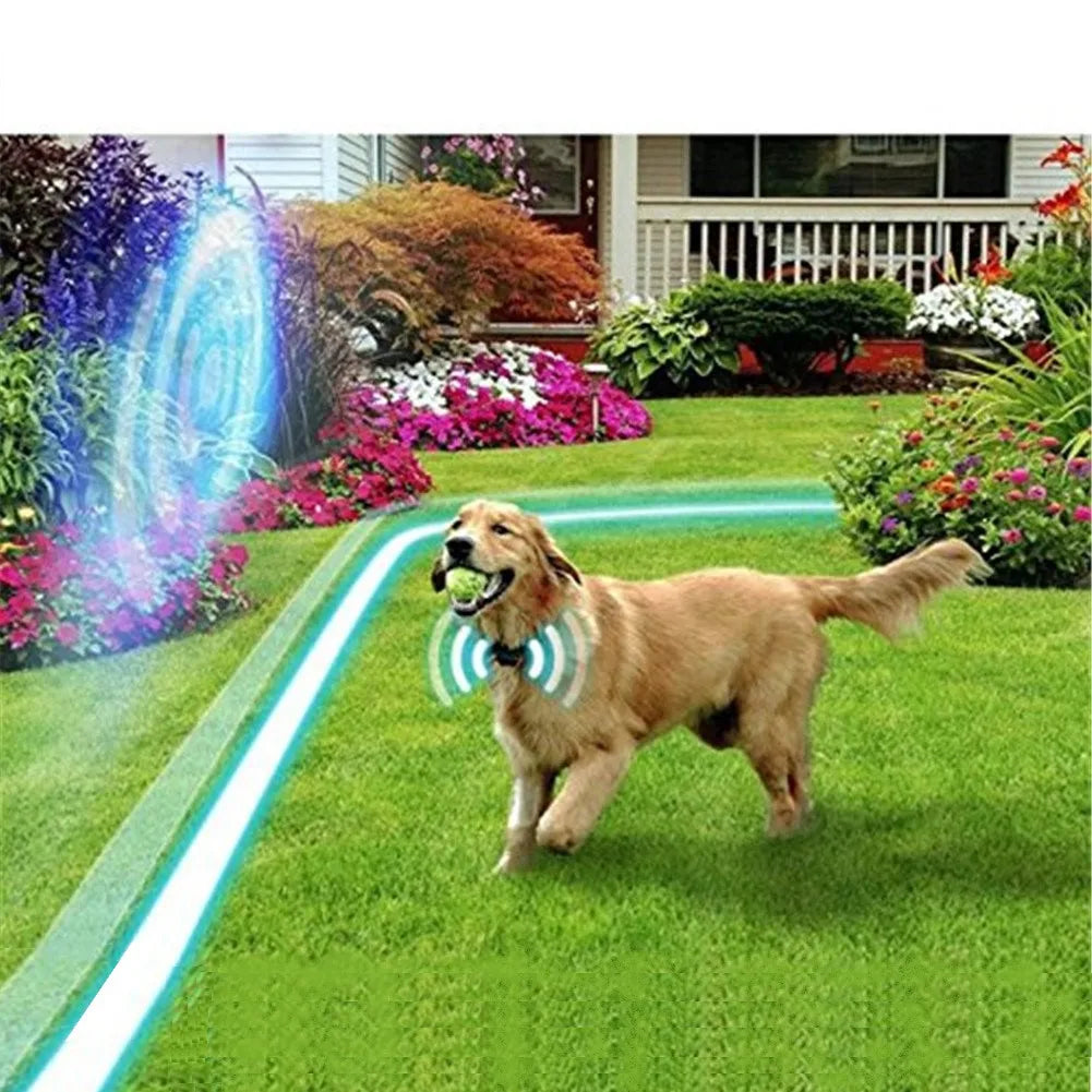 UPGRADE TP16 Pet Fence System Dog Electric Fencing  Rechargeable Waterproof 6 Level Adjustable Training Collar Anti Run Away